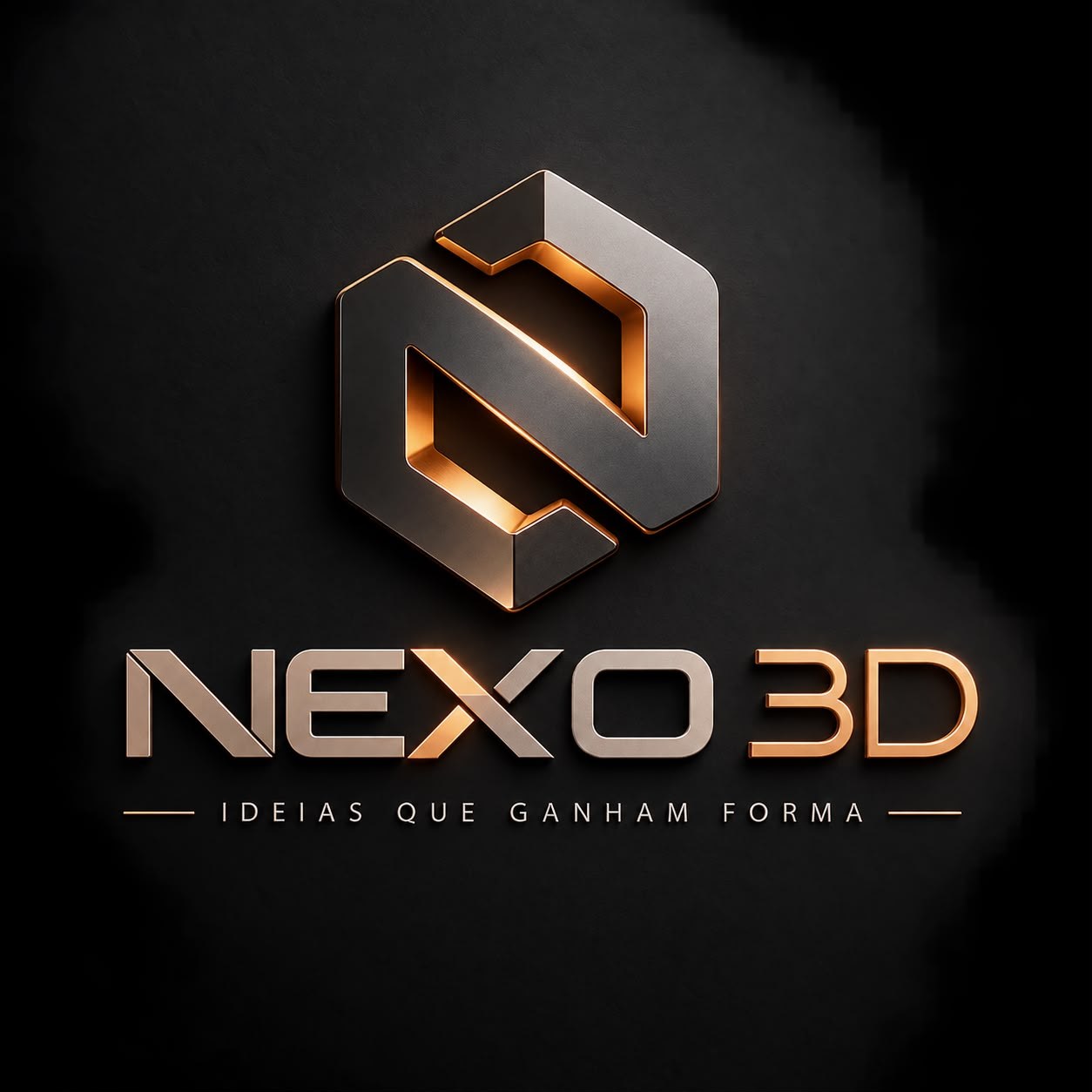Logo Nexo 3D — Ideias que ganham forma